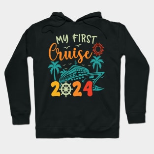 My First Cruise 2024 Family Matching Summer Vacation Gift For Men Women Hoodie